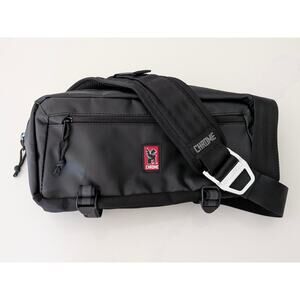 Chrome Kadet Sling Messenger Bag Black Crossbody Travel Waterproof 5L